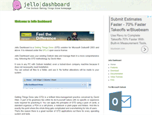 Tablet Screenshot of jello-dashboard.net